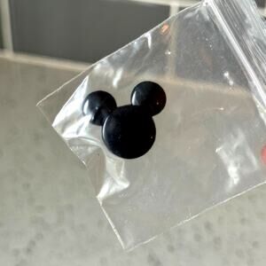 Mickey Mouse Black Button Shank Sewing Craft Buttons Disney Ears